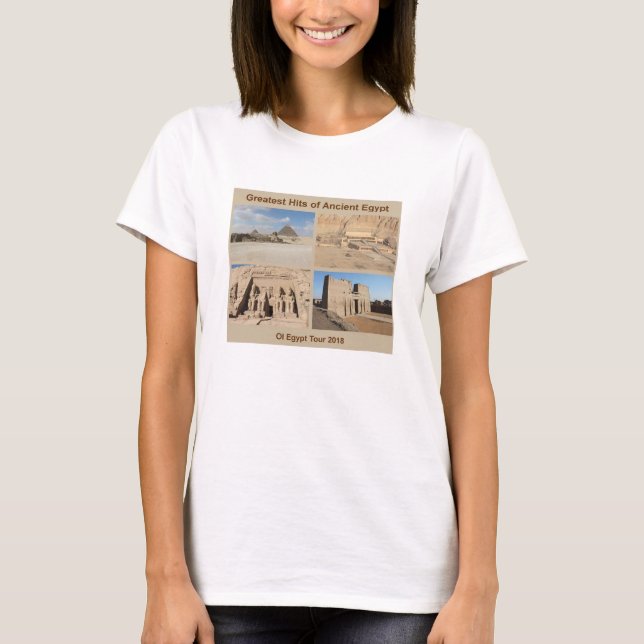 Beste Hits des antiken Ägypten Tan OI 2018 T-Shirt (Vorderseite)