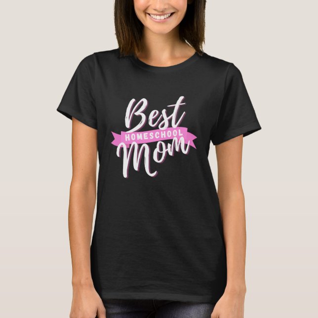 Beste Homeschool-Mama für Zuhause School-Zuhause-U T-Shirt (Vorderseite)