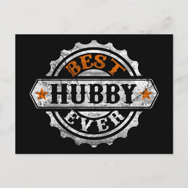 Beste Hubby je Postkarte (Vorderseite)