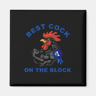 Beste Hühnerbekleidung im Block Magnet