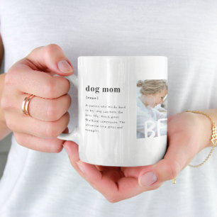 Beste Hunde-Mama-Definition   Drei Fotos Kaffeetasse