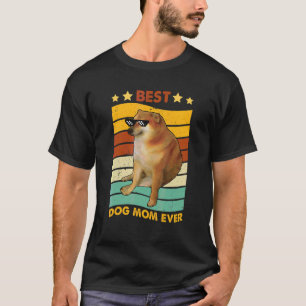Beste Hunde Mama je Zitat Hunde Mama Kostüm Coole T-Shirt