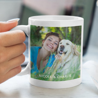 Beste Hunde Mama Personalisiert Haustiere 2 Foto Kaffeetasse