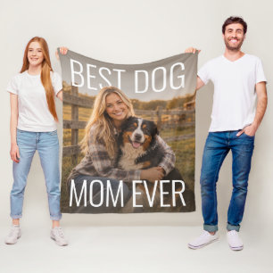 Beste Hunde-Mama überhaupt PhotoPop Fleecedecke