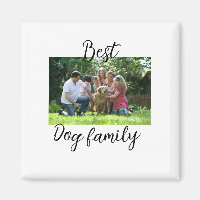 Beste Hundefamilie Mutter Papa Tierfreund Urlaub Magnet (Vorne)