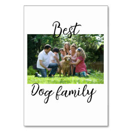 Beste Hundefamilie Mutter Papa Tierfreund Urlaub Tischnummer