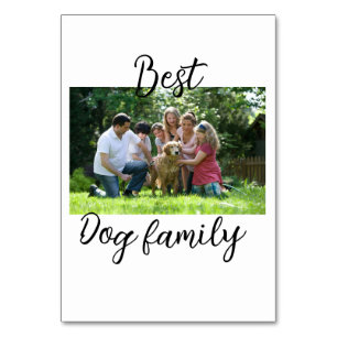 Beste Hundefamilie Mutter Papa Tierfreund Urlaub Tischnummer