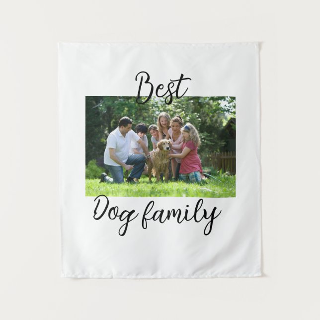Beste Hundefamilie Mutter Papa Tierfreund Urlaub Wandteppich (Vorderseite)