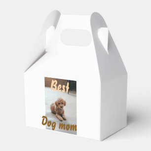 Beste Hundemama braune Pfütze Haustier Hund Katze Geschenkschachtel