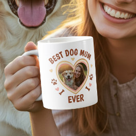 Beste Hundemutter Aller Zeiten Foto Herz Kaffeetasse