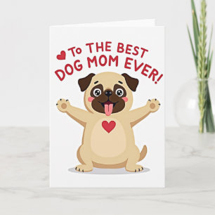 Beste Hundemutter Aller Zeiten Herz Karte