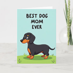 Beste Hundemutter Aller Zeiten Kunstkarte Karte