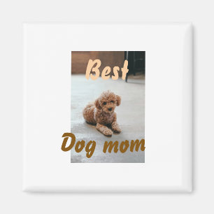 Beste Hundemutter braune Pfütze Haustier Hund Katz Magnet