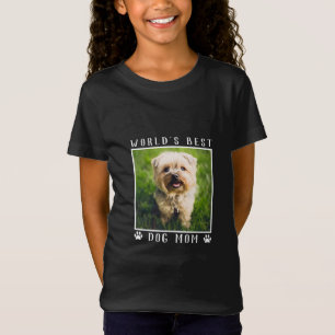Beste Hundemutter der Welt Haustier Foto Pfotenabd T-Shirt