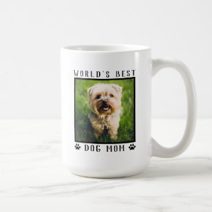 Beste Hundemutter der Welt mit dem Foto Ihres Hund Kaffeetasse