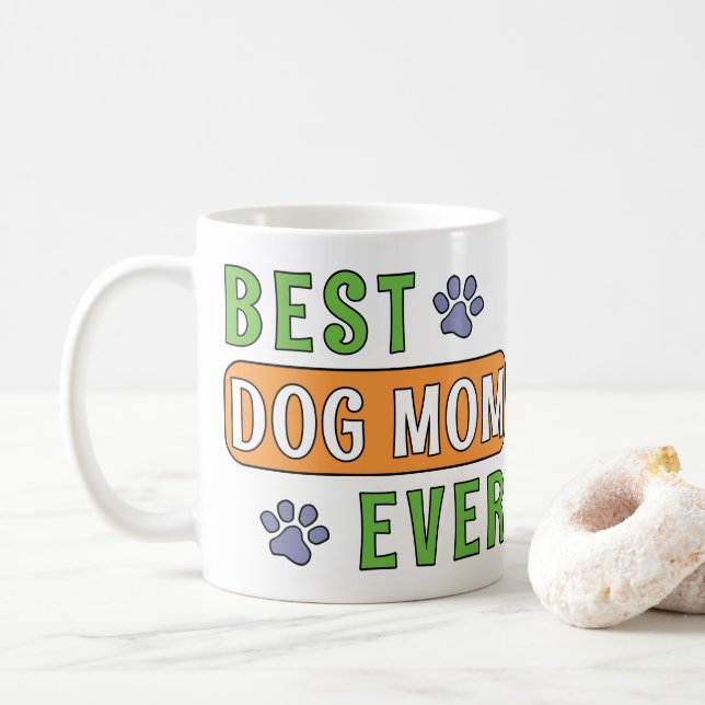 Beste Hundemutter überhaupt    Kaffeetasse (Mit Donut)