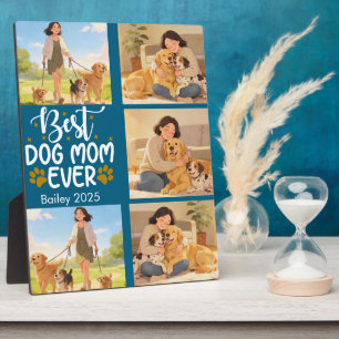 Beste Hundemutter überhaupt Personalisiertes Foto  Fotoplatte
