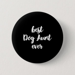 Beste Hundetante je Funny Niedlich Button