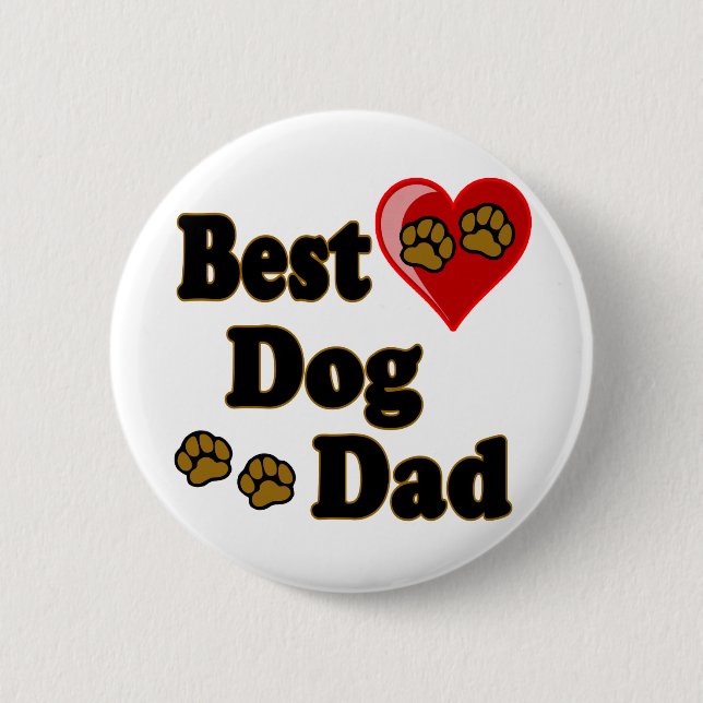 Beste HundeVater-Waren Button (Vorderseite)