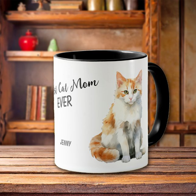 Beste Ingwer- und White Cat-Mama je Tasse (Von Creator hochgeladen)