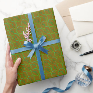 Beste Irische Mutter braunes glänzendes Geschenkpa Geschenkpapier