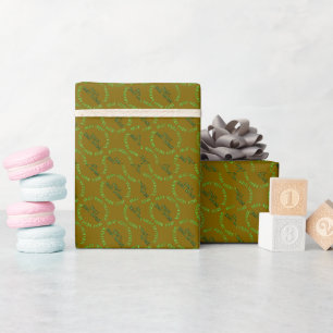 Beste Irische Mutter braunes glänzendes Geschenkpa Geschenkpapier