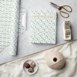 Beste Irische Mutter weiß glänzendes Geschenkpapie Geschenkpapier