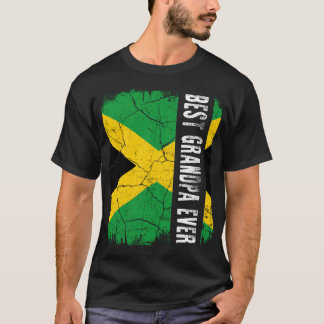 Beste jamaikanische Opa-Fahne je Jamaika T-Shirt