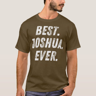 Beste Joshua je Retro Vorname Geschenk T-Shirt