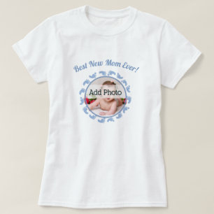 Beste Junge Mutter/Mutter Foto-Kind T-Shirt