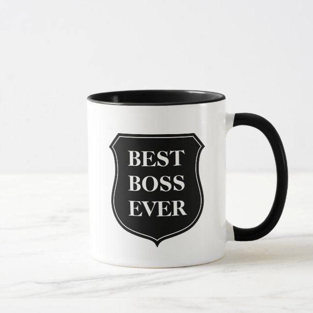 Beste Kaffee-Tasse des Chefs überhaupt mit Zitat Tasse (Rechts)