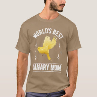 Beste Kanarienmutter der Welt Kanarienvögel Vogel T-Shirt