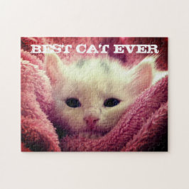 Beste Katze je Personalisiertes KatzenFoto Rosa Ka