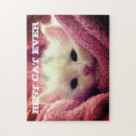 Beste Katze je Personalisiertes KatzenFoto Rosa Ka
