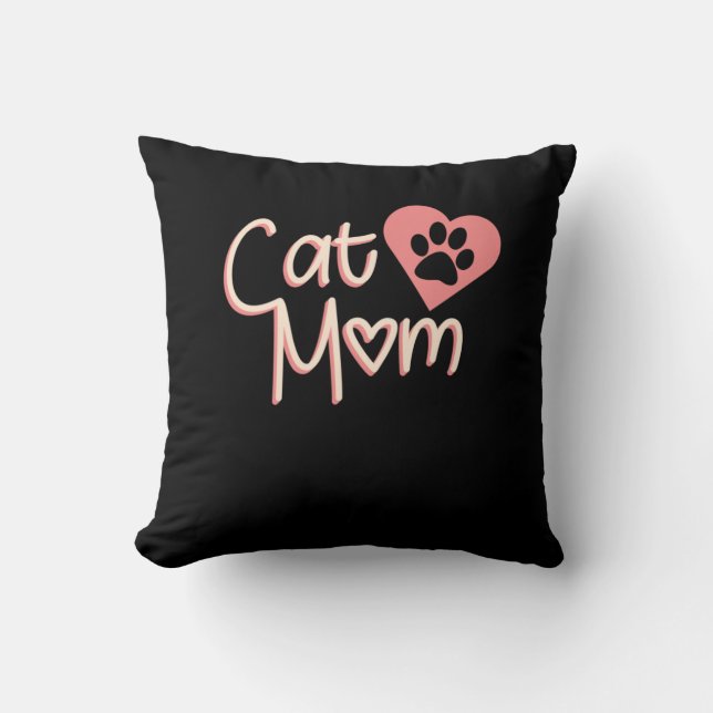 Beste Katze Mama je Katze Tierbesitzer Kissen (Vorderseite)