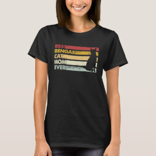 Beste Katze Mama je Mutter Bengalische Katze T-Shirt