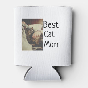 Beste Katze Mama Papa Cat Foto Namensgeschenk Vorl Dosenkühler