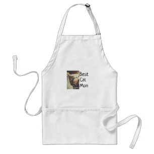 Beste Katze Mama Papa Cat Foto Namensgeschenk Vorl Schürze