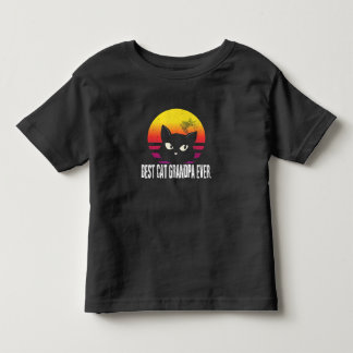 Beste Katze Opa je | Cat Retro Geschenk Kleinkind T-shirt