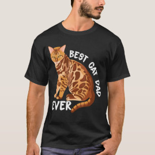 Beste Katze Papa je bengalisch T-Shirt