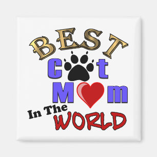 Beste Katzen-Mama in den Weltgeschenken für den Magnet