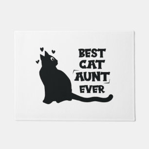 Beste Katzen-Tante überhaupt Katzenliebhaberin Fußmatte