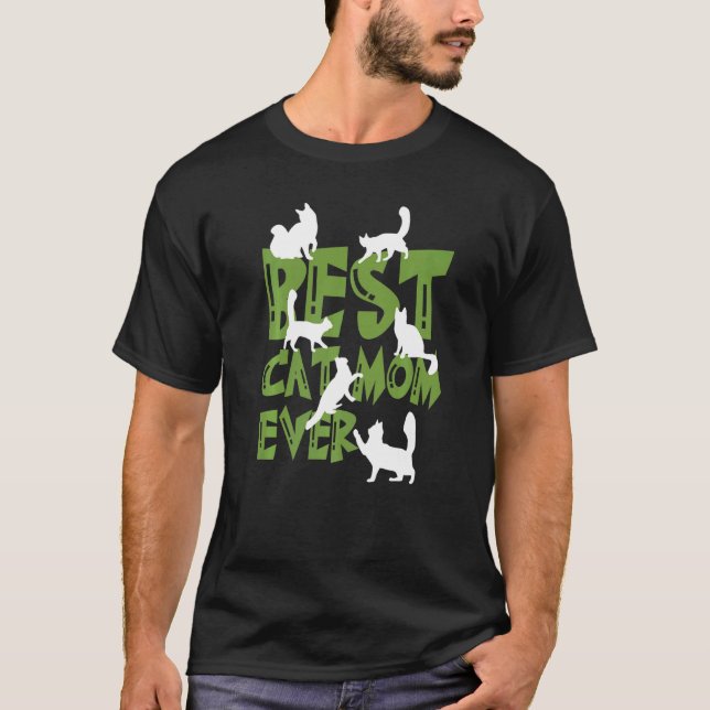 Beste Katzenmutter Aller Tier  Mütter  3 T-Shirt (Vorderseite)