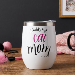 Beste Katzenmutter der Welt Est. Benutzerdefiniert