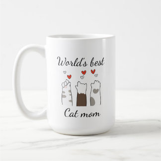Beste Katzenmutter der Welt individuell Kaffeetasse
