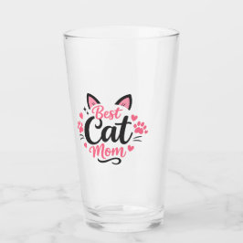 Beste Katzenmutter Glas