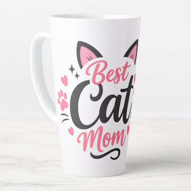 Beste Katzenmutter Milchtasse (Linke Ecke)