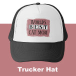 Beste Katzenmutter schwarze staubige Rose Truckerkappe<br><div class="desc">Feiern Sie die weltbeste Katzenmutter mit diesem stilvollen LKW-Hut! Ideal für Tierliebhaber, die stolz ihre felinenliebenden Herzen auf ihren Ärmeln (oder Köpfen!) tragen. Egal, ob Sie sich Sorgen machen, den Park treffen oder einfach nur mit Ihren Pelzbabys herumhängen, dieser Hut behalte Ihnen cool und zeigt Ihre Liebe für Ihre tollen...</div>
