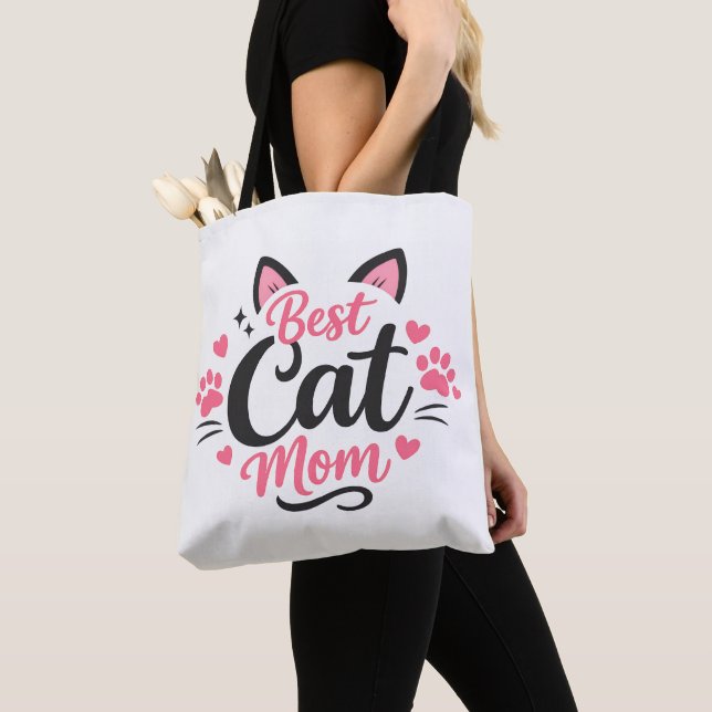 Beste Katzenmutter Tasche (Von Nahem)