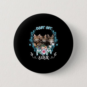 Beste Katzenmutter überhaupt Button
